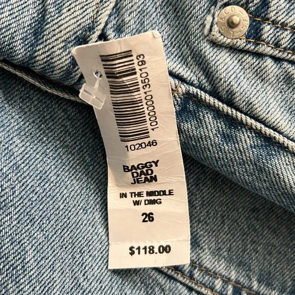 NWT Levi’s Baggy Dad Jeans - Picture 7 of 9